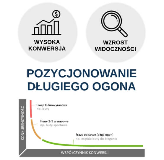 pozycjonowanie długiego ogona słów kluczowych