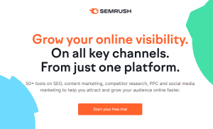 SEMrush - narzędzie SEO